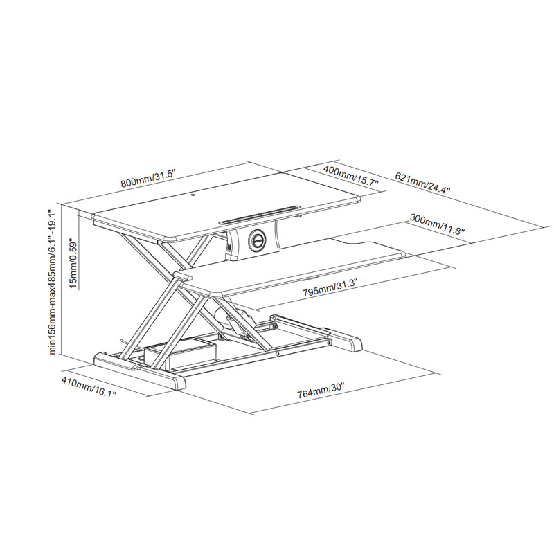 Multiple Motors Electric Sit-Stand Desk DC03-01-02