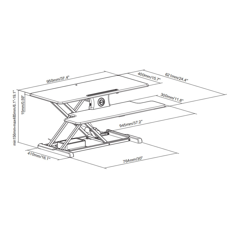 Multiple Motors Electric Sit-Stand Desk DC03-01-02